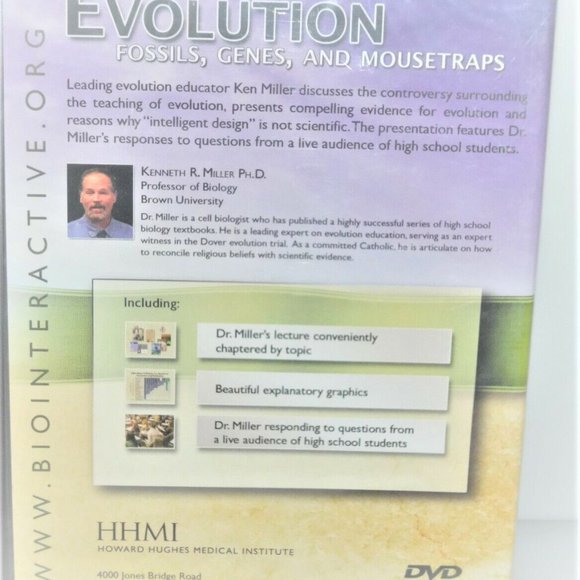 NEW - EVOLUTION Fossils Genes and Mousetrap's Howard Hughes Medical Institute - Picture 2 of 2